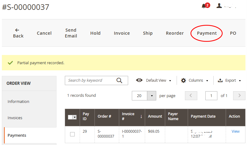 Magento 2 Payment List